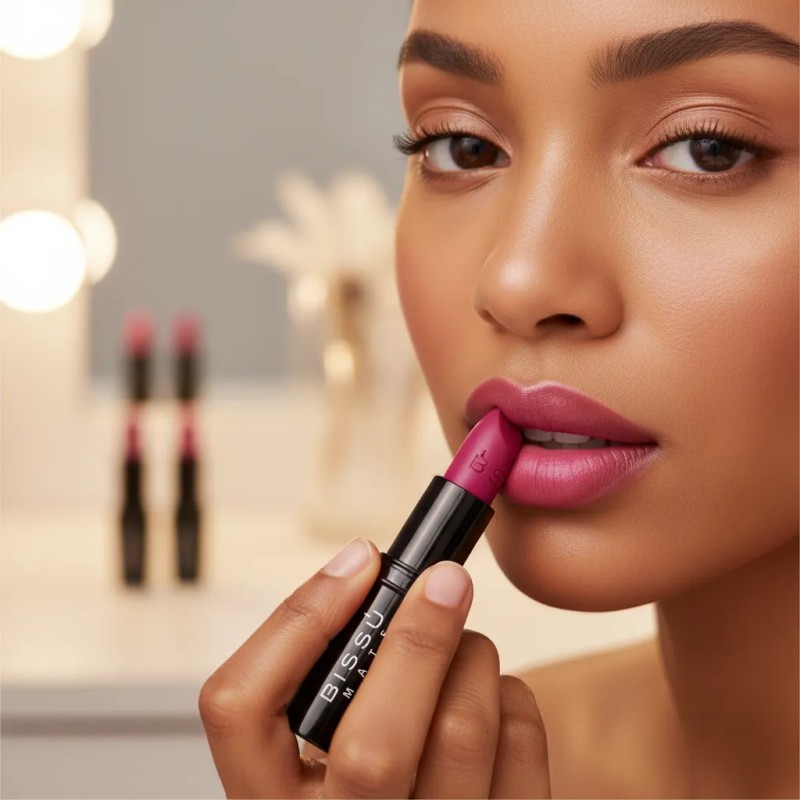 Pack 4 Piezas Labial Mate Bissù Varios Tonos