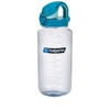 Nalgene Drinking Bottle 'OTF' - 1 L Clear, Lid Blue/Light