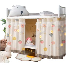 Navhao 1 Panels,Bottom Bunk Bed Curtains Cloth Breathable Bed Canopy Men Women Curtain Shading Nets for Single Bed