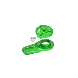 GPM Upgrades Aluminum 7075 Servo Saver Assembly 23T for 1/4 Promoto MX Motorcycle RTR FXR（LOS06000）/1/4 Promoto MX Motorcycle RTR FXR（LOS06002） RC Car (Green)