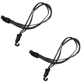 KKUANG 2PCS Mountain Bike 3 in 1 Luggage Tie Down Strap Bundle Elastic Rope 75cm Bundle Elastic Rope Rack Bag Electric Bike Tie Down Strap Bicycle Bungee Cord 3 in 1 With Rope Elastic Strap