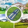Lawn Leveling Rake with Aluminum Roller & Stainless Steel 30"x10"
