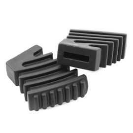 DGHAOP 3PCS Rubber Drum Rack Feet Sleeve Drum Stand Anti slip L Rod Clamp Accessory Drum Rack Foot Pad for Percussion Instruments Drummers Music Bands