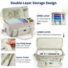 AMOIGEE Double Layer Carrying Case for Cricut Explore 5, Accessories