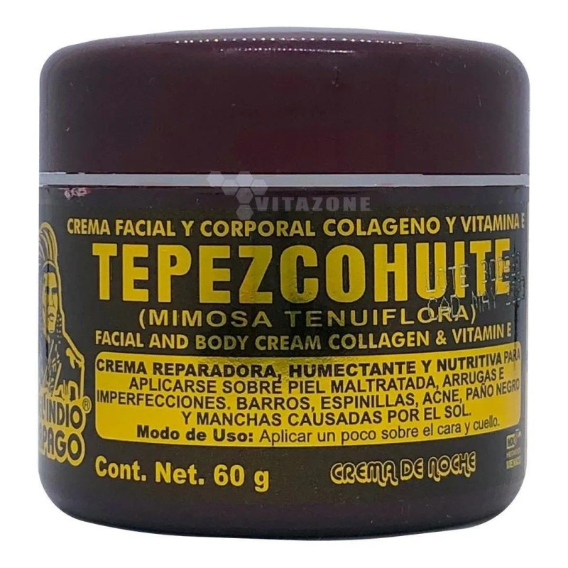 Crema De Tepezcohuite Para La Noche 60 Gr