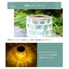 Kishima Igloo Solar Garden Light, Clear Blue, Size: Approx. φ3.5