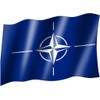 sportfanshop24 Flag NATO Hoisting Flag with Eyelets 150 x 90