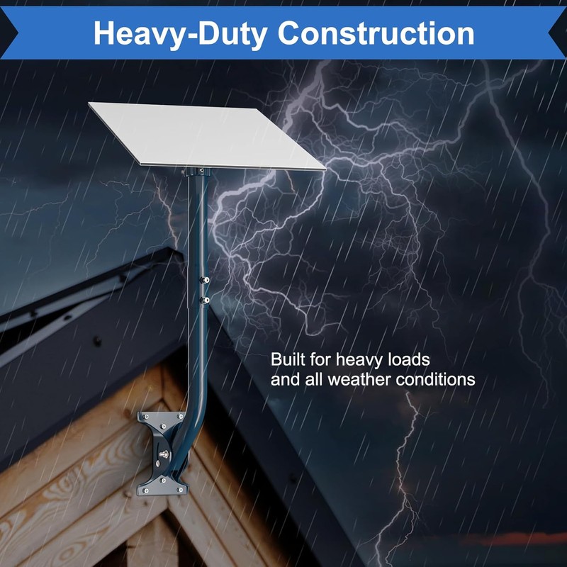IZLTUV-Gen 3 Mount for Starlink, Heave Duty Adjustable 2-Way Roof