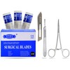 MuskalMed 100 Sterile Carbon Steel Blades #10 with Free Scalpel