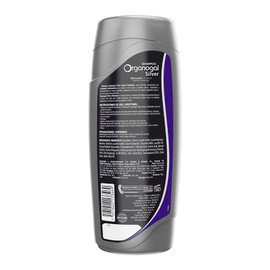 Organogal, Shampoo Silver, abrillanta y matiza canas y cabellos claros, 400 ml
