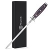 PAUDIN 10 Inch Honing Steel, Knife Sharpening Steel, Professional Carbon