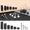 Tanstic Wall Plate Screws White Outlet Screws for DIY Home
