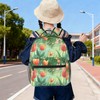 TRYYN Cute Monkey and Banana Casual Backpack, Lightweight Laptop Bag