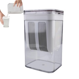 Greek Yoghurt Sieve Whey Separator: Simple Lid Milk Strainer with Mesh Strainer, Yoghurt Strainer for Juice Household Kitchen (White)