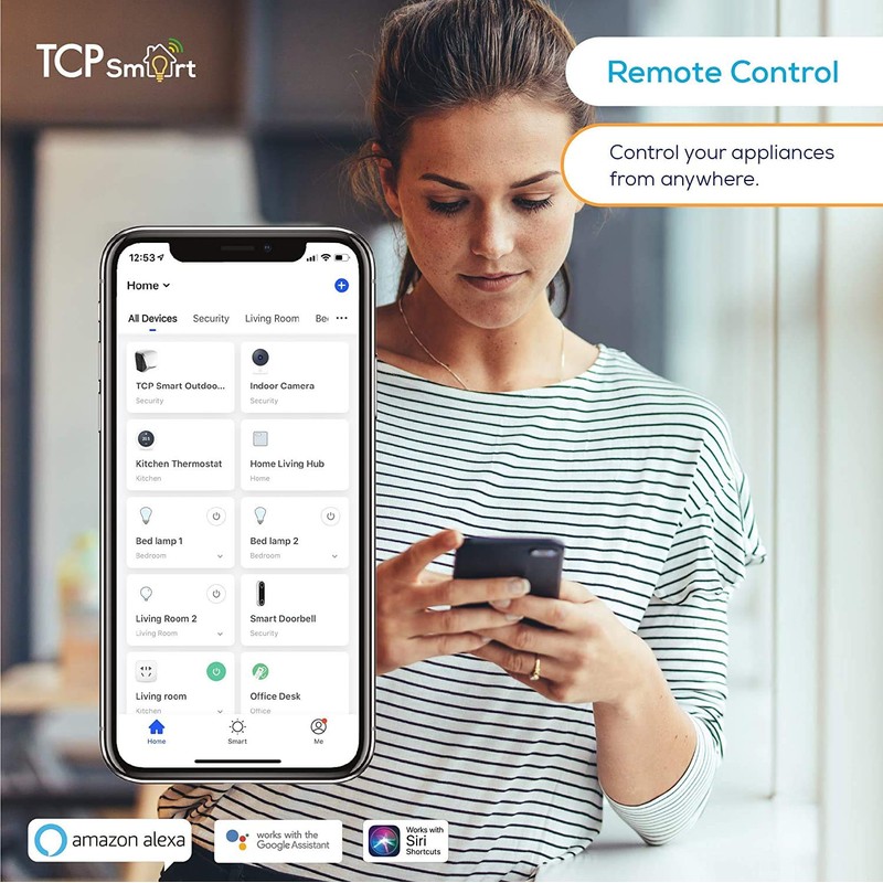 TCP Smart Wi-Fi LED Lightbulb Classic E27 Colour Tuneable White