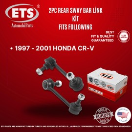 ETS Rear Left and Right Side Stabilizer Sway Bar Links K90669/K90668 Fits 1997-2001 Honda CR-V - Made in Europe