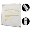 12 PCS Stainless Steel Advertising Nails,Glass Sign Fixings Standoff Bolts