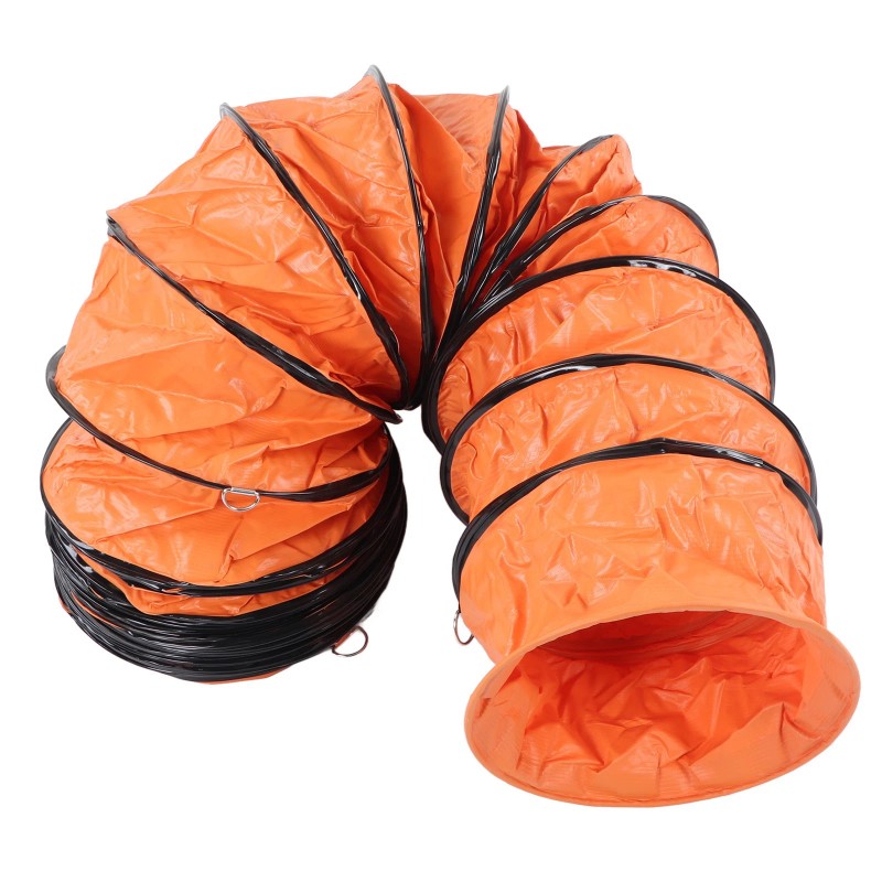 Unbranded 8m PVC Flexible Adjustable Ventilation Duct Hose with 2pcs