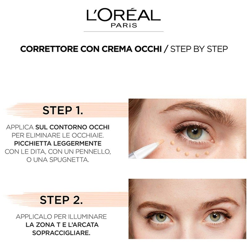 L'Oréal París Accord Corrector Parfait Eye Cream in a Concealer