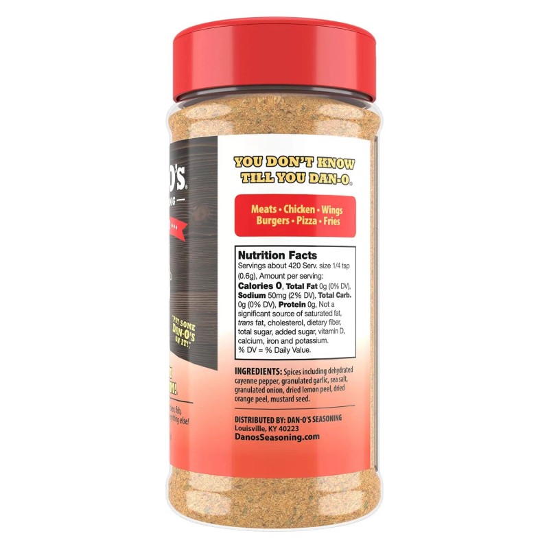 Dan-O's Spicy Seasoning, 8.9 oz.