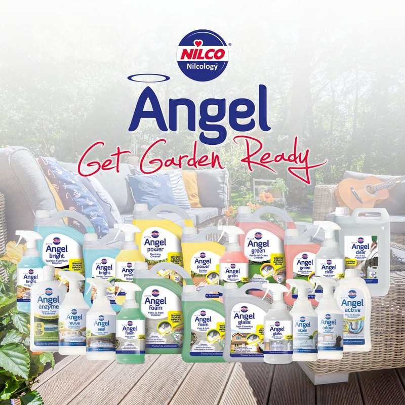 Nilco Angel Glass, Self Cleaning Treatment with Power Spray Gun,