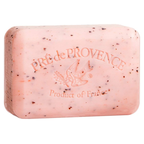Pre de Provence Artisanal French Soap Bar Enriched with Shea Butter, Juicy Pomegranate, 250 Gram