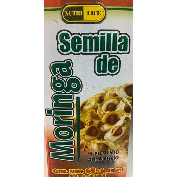 Semilla De Moringa 60 Capsulas Natural