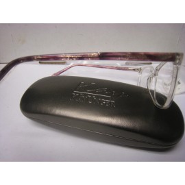 Phoebe Couture  Eyeglass Frames P322  CLEAR  52-17-135-37v With  Unger Case UP12
