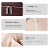 honitty Bolsa de Maquillaje de Viaje con Compartimentos y Asa