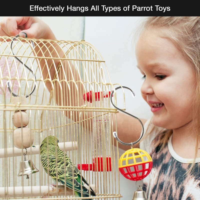 Synra S-Shaped Metal Hooks, Space Saver, Organize Pots, Pans, and