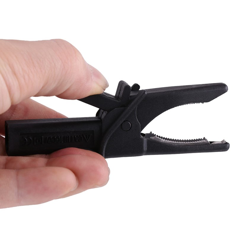 Watris Veiyi Pack of 2 Alligator Clips, Fully Insulated Alligator