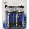 24 Pack Panasonic Super Heavy Duty D Batteries Retail Packaging