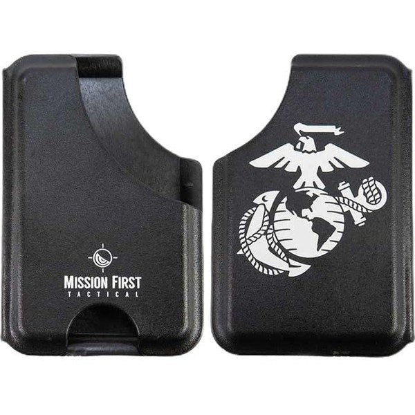 Black and White Every Day Carry Kydex Slim Wallet with