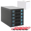 RackChoice Internal Hard Drive Enclosure 5x2.5”/3.5” SATA/SAS Hard Drive Backplane