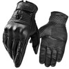 INBIKE Motorcycle Gloves for Men Premium Genuine Perforated Leather Breathable