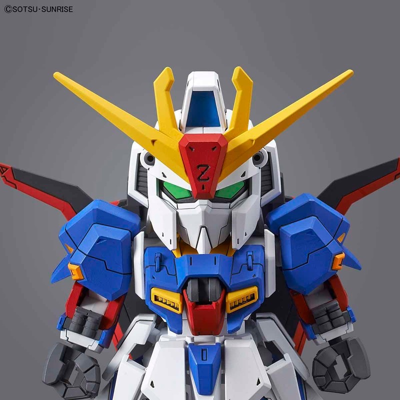 SD Gundam Cross Silhouette Zeta Gundam, Color Coded Plastic Model