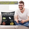 ZUYUROU Gamer Gifts, Pocket Design Throw Pillow Covers 18 x