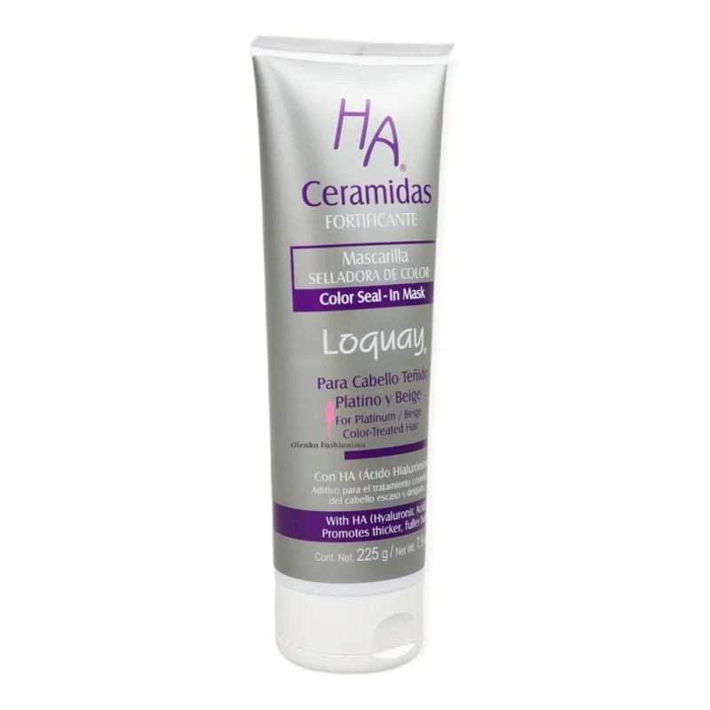 Mascarilla Selladora Color Platino Beige Ácido Hialurónico