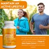 Grounded Turmeric Tablets 2,200mg with Black Pepper & Ginger 35:1