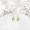 Corn Earrings Sterling Silver S925 Corn Shaped Dangle Earrings Dangling