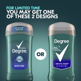 Degree Men Original Deodorant 48-Hour Odor Protection Arctic Edge Deodorant For Men 3 oz