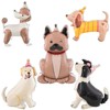 5Pcs Dog Birthday Decorations - 4D Standing Dog Balloons -