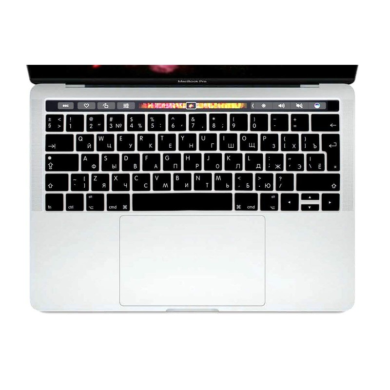 WYGCH Russian Language Ultra Thin Silicone Keyboard Cover for MacBook