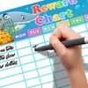 Chore Chart for Kids Dry Erase Reward Chart Reusable Self-Adhesive