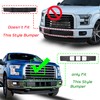WOZUA Front Bumper License Plate Bracket Mount Holder for 2015