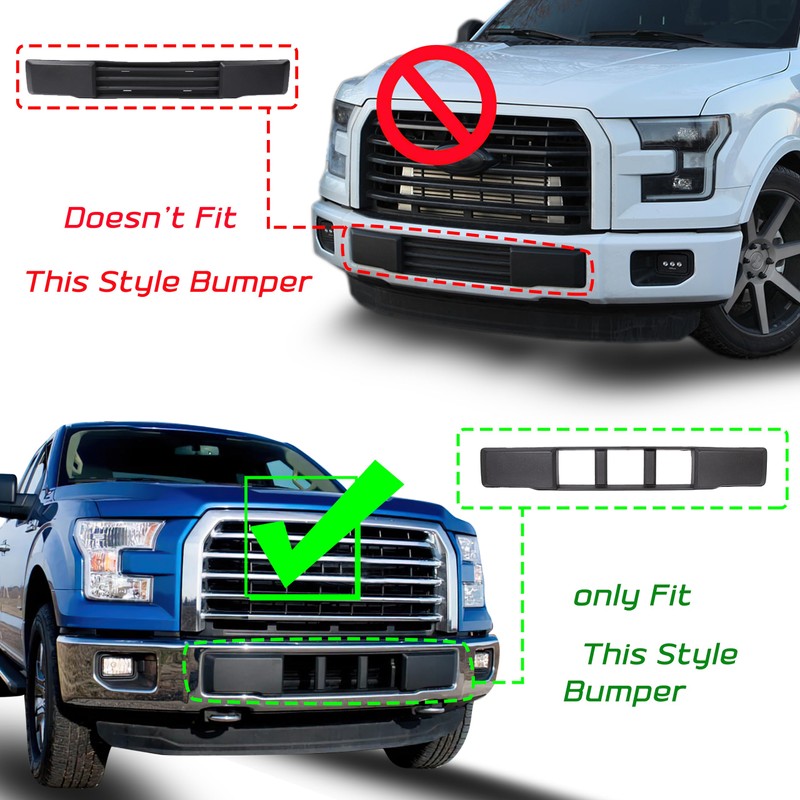 WOZUA Front Bumper License Plate Bracket Mount Holder for 2015