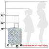 Redbaker 6 Pcs Kids Luggage Set, 18 Inch Rolling Suitcase