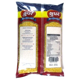 Patidar Split Moong Dal Yellow Split Lentils Split Mung Beans 4 lb No Husk Clean