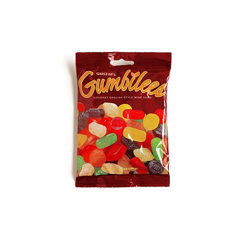 Gumbilee's Wine Gums 5.2 oz each (6 Items Per Order)