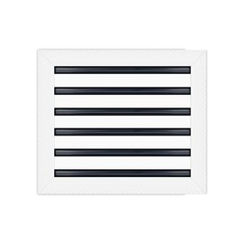 BUILDMART - 14x12 Mud in Air Vent Cover - Drywall Mud-in White Air Vent - Mud Linear Slot Diffuser - Register Grille for Ceiling and Walls - Texas Buildmart